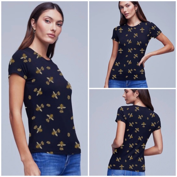 L'AGENCE Tops - Ressi Queen Bee Short Sleeve Tee